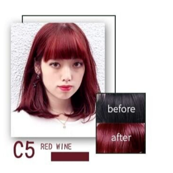 3 IN 1 All Natural Instant Hair Dye Shampoo for Women & Men - RED WINE - Picture 6 of 6